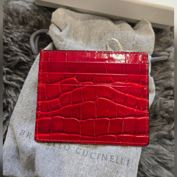 Brunello Cucinelli Card Holder. - Picture 9 of 13